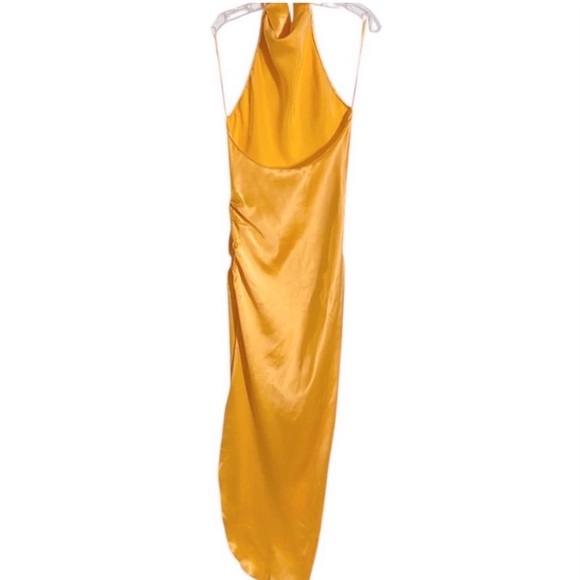 Amanda Uprichard Samba Silk Maxi Gown Dress  Size Small - Picture 6 of 10